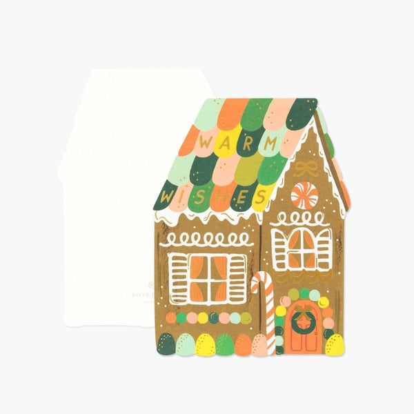 Tarjeta de Navidad Gingerbread House